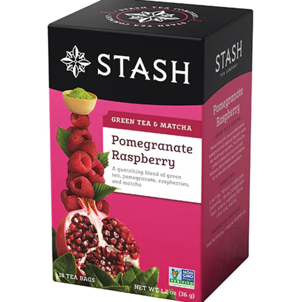 Pomegranate Raspberry Green Tea