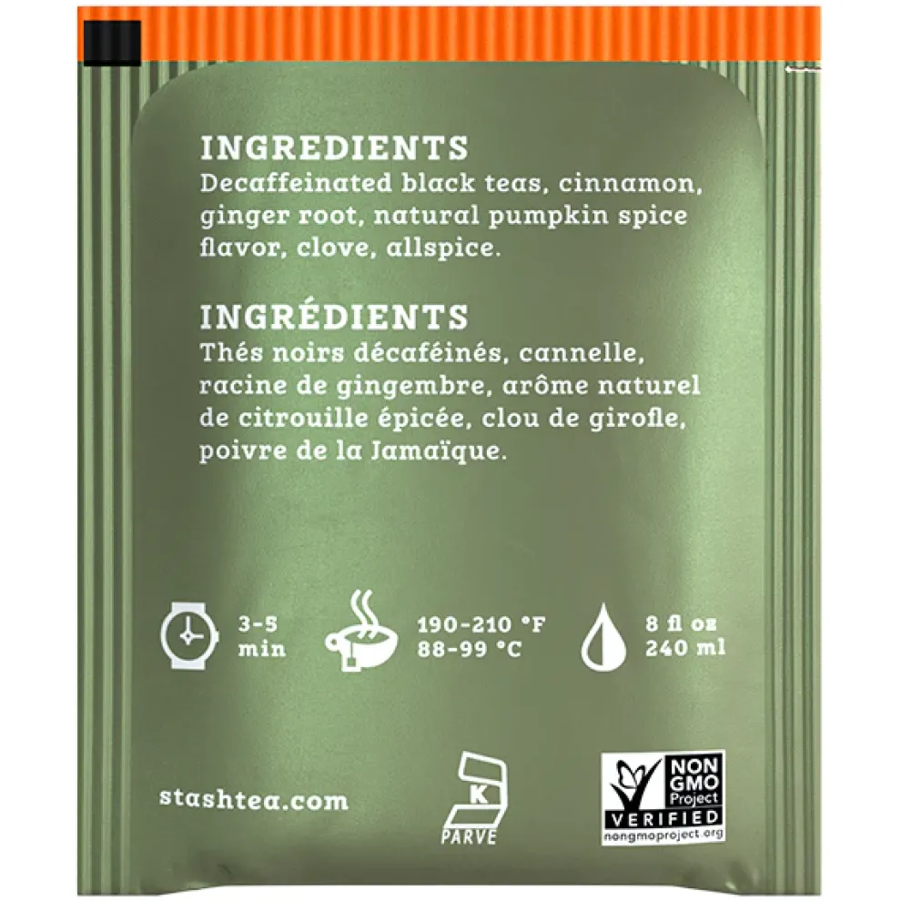 Pumpkin Spice Decaf Black Tea
