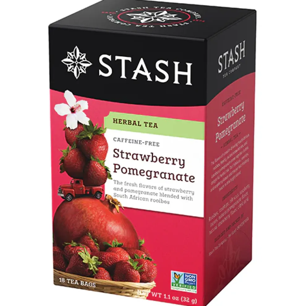 Strawberry Pomegranate Red Herbal Tea